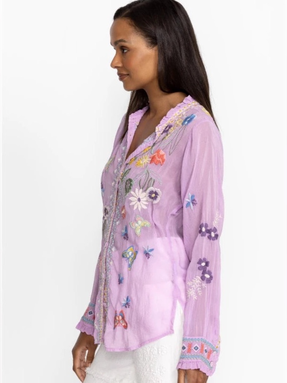 JOHNNY WAS MINODORA BLOUSE - Picture 13 of 13